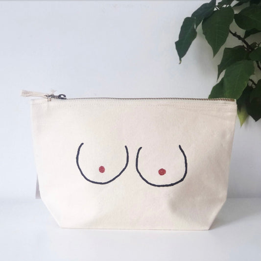 Glitter Tits Cosmetic Bag